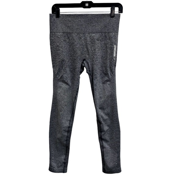 Gymshark Dry Moisture Management Legging Gray MEDIUM Gym Sports - Picture 1 of 3